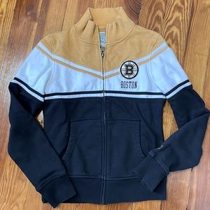 Boston Bruins Retro Zip Up Sweatshirt